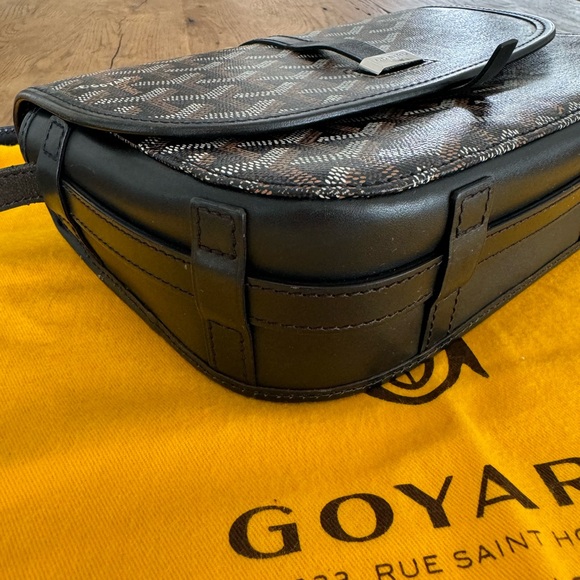 **Authentic** GOYARD Goyardine Belvedere II PM Bag Black - Picture 4 of 10